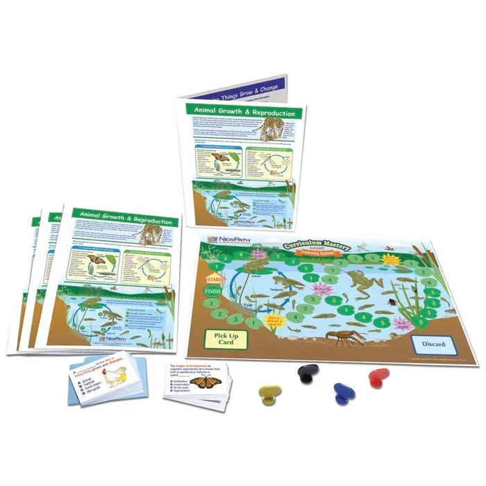NewPath Learning Animal Growth & Reproduction Learning Center Game, Grades 3 to 5