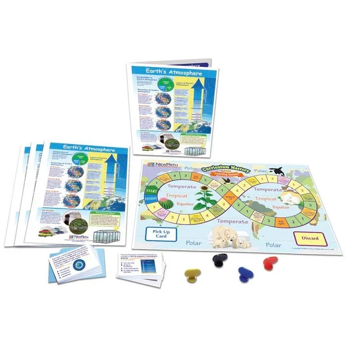 NewPath Learning Earth’s Atmosphere Learning Center Game, Grades 6 to 10