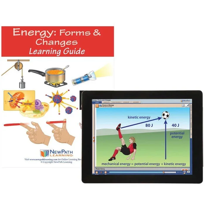NewPath Learning Energy: Forms & Changes Student Learning Guide with Online Lesson