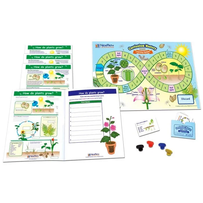 NewPath Learning How Do Plants Grow? Learning Center Game, Grades 3 to 5