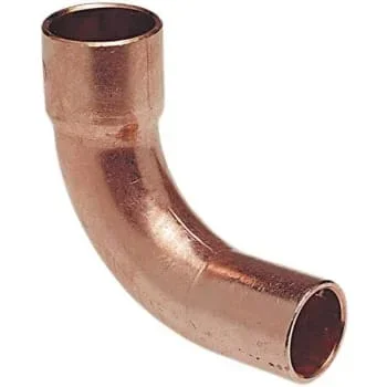 Nibco 1/4 In. Wrot Copper 90-Degree Ftg X C Long Radius Elbow (25-Pack)
