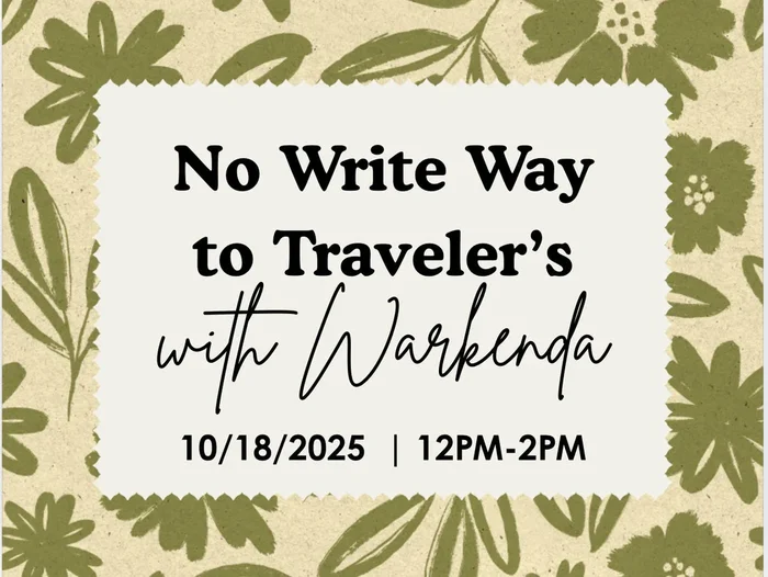 No Write Way to Traveler’s with Warkenda!
