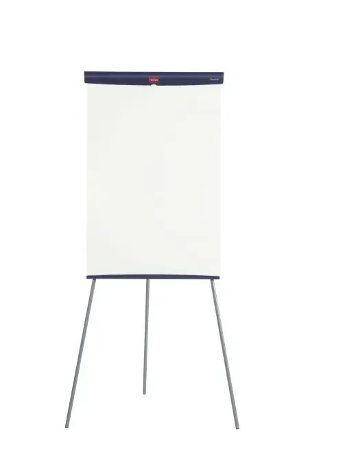 Nobo Basic Steel Tripod Flipchart Easel Magnetic 680x680mm Silver 1905243