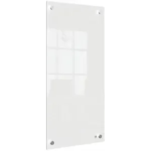 Nobo Small Glass Whiteboard Panel 300x600mm White 1915603
