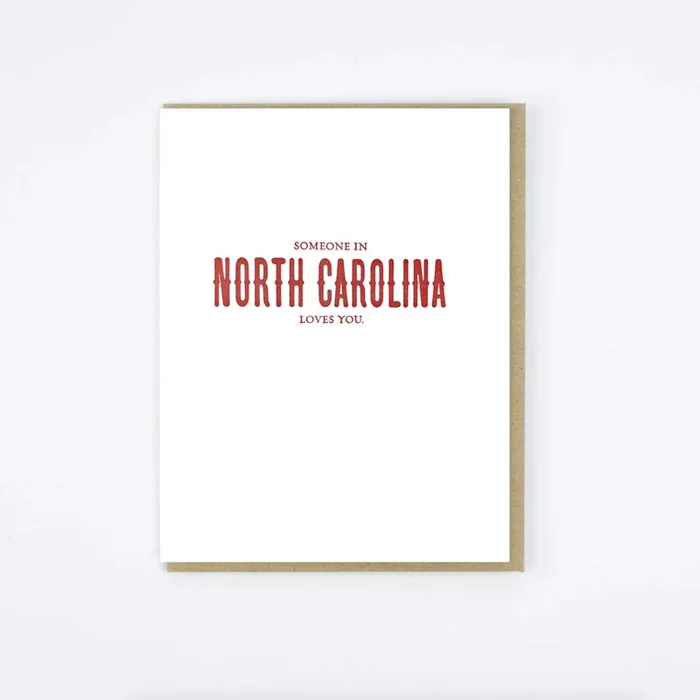North Carolina Loves Card