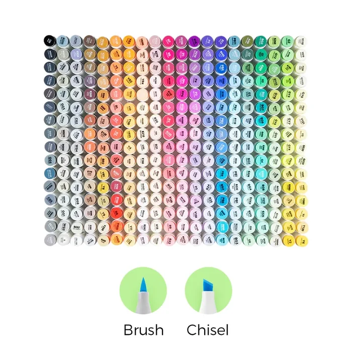 Ohuhu Honolulu Brush Markers – Large Set