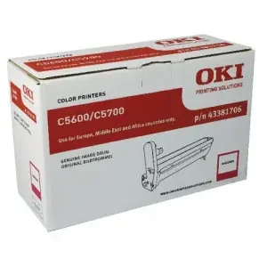 OKI 43381706 (Yield 20,000 Pages) Magenta Imaging Drum
