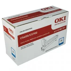OKI 43381707 (Yield 20,000 Pages) Cyan Imaging Drum
