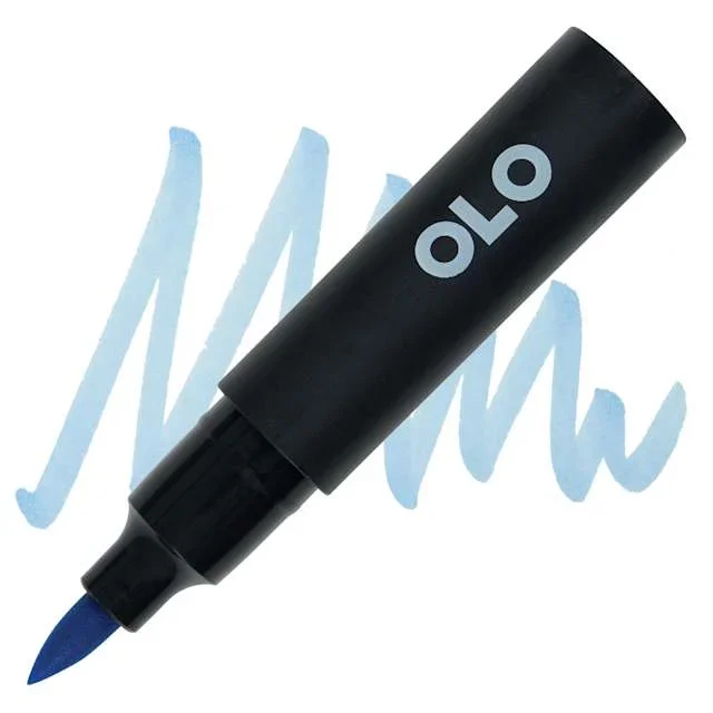 Olo Brush-Tip Half Marker – B4.3 Vintage Blue