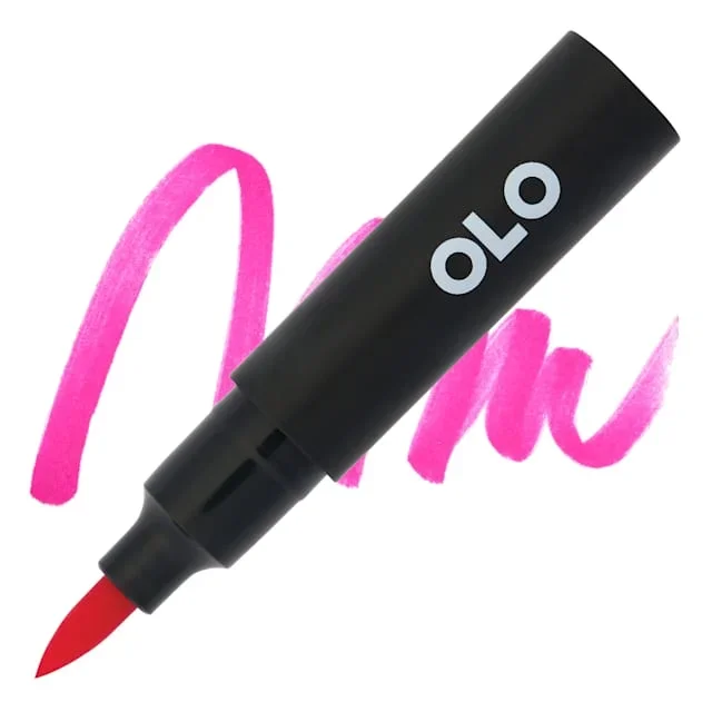 Olo Brush-Tip Half Marker – RV1.5, Bougainvillea