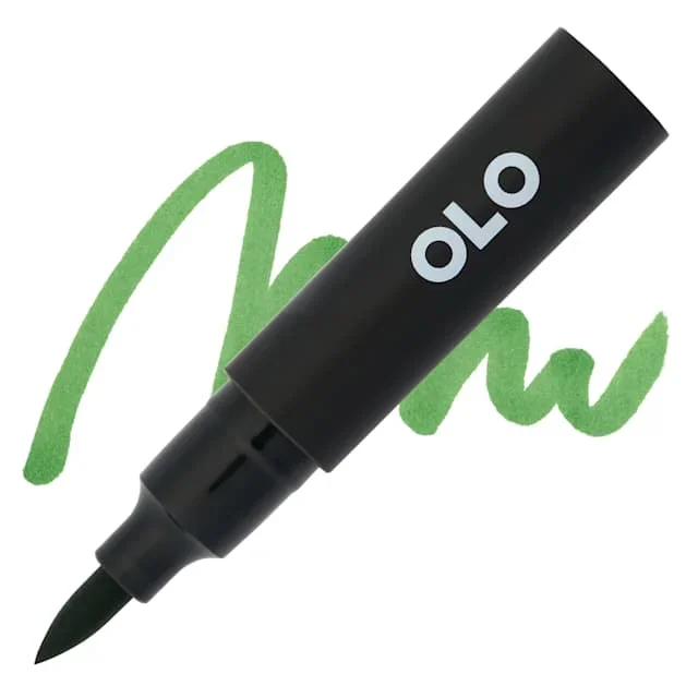 Olo Brush-Tip Half Marker – YG1.6, Matcha