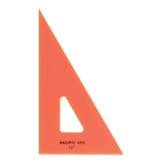 Pacific Arc Professional Fluorescent Triangle – 12″, 30-60 Degree
