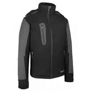 Padded Rain Jacket Blk/Gry Sml
