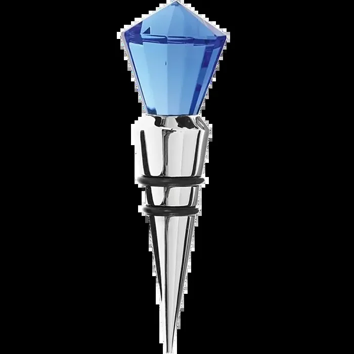 PBL Diamond Glass Blue Bottlestopper