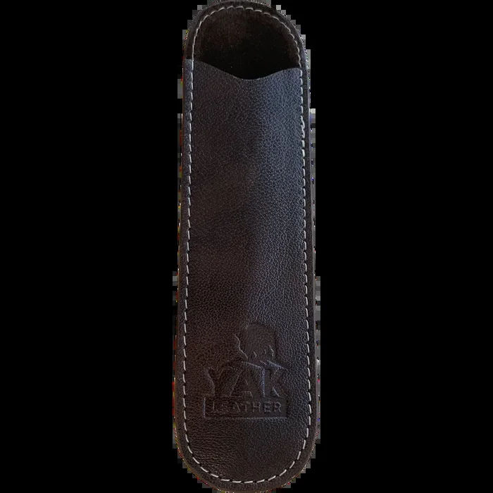 Pen Boutique Yak Leather Single Pen Sleeve – Brown