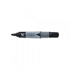 Pilot BeGreen V-Board Master Medium Chisel Tip Drywipe Marker Black (Pack 10) – 4902505355868