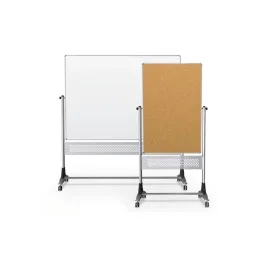 Platinum Magnetic Reversible Cork Whiteboard