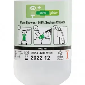 Plum eyewash 1000ml 0.9 percent sodium chloride eyecup