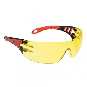 Portwest Tech Look Spectacles Amber (Pack of 12)