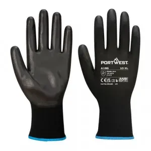 Portwest Touchscreen PU S Blk (Pack of 12)
