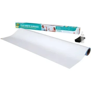 Post-It 50 Ft. X 4 Ft. Flex Write Surface The Permanent Marker Whiteboard Surface Roll