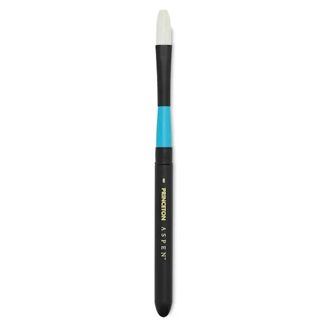 Princeton Aspen Series 6500 Synthetic Travel Brush – Flat, Size 6