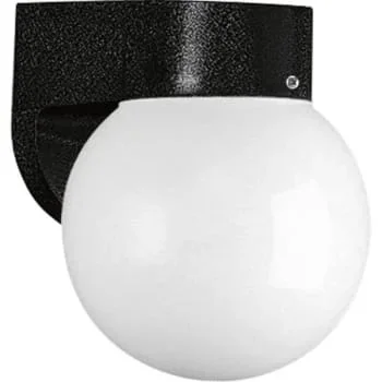 Progress Lighting Black One-Light Wall Bracket 6 X 7.75