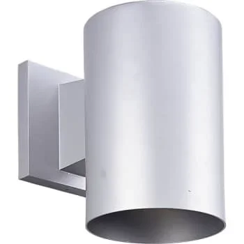 Progress Lighting Led Cylinder One-Light Metallic Gray Wall Bracket