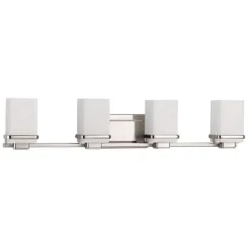 Progress Lighting Metric 31.25 In. 4-Light Incandescent Bath Vanity Fixture