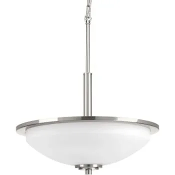Progress Lighting Replay 17 In. 3-Light Pendant (Brushed Nickel)