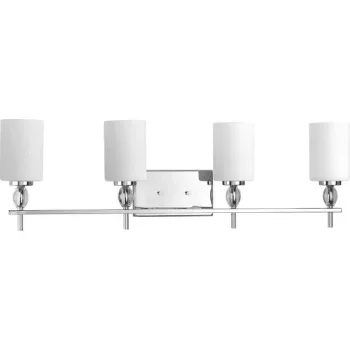 Progress Lighting Status 34 In. 4-Light Fluorescent Bath Vanity Fixture