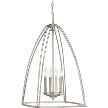 Progress Lighting Tally 12 In. 4-Lamp Led Entryway Lighting (B. Nickel)
