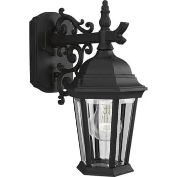Progress Lighting Welbourne 9.75 X 13.06 In. 1-Light Outdoor Lantern (Black)