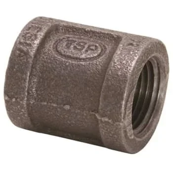 ProPlus 1/2 In. X 3/8 In. Black Malleable Reducing Coupling
