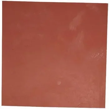Proplus 6 In X 6 In Red Rubber Sheet Packing