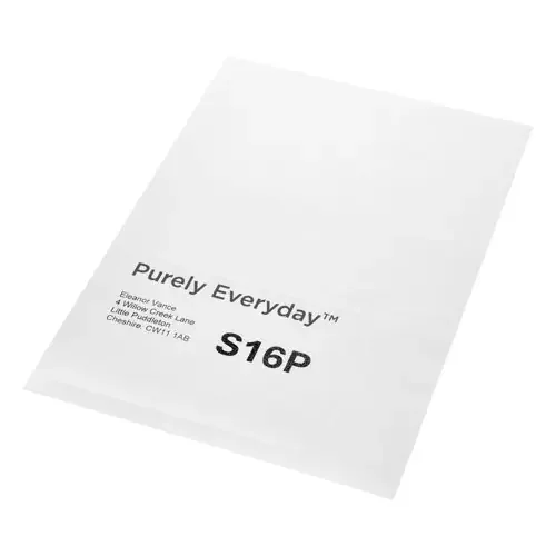 Purely Everyday A4 Single Integrated Label S16P One Integral Hotmelt Label Perforated 150 x 101mm White (Pack 1000)