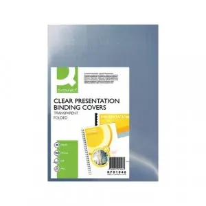 Q-Connect Clear A4 Clear Covers (20 Pack) KF01946