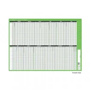 Q-Connect Day Planner Mounted 2026 KFDPM26