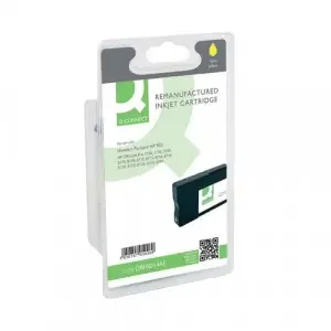 Q-Connect Remanufactured Inkjet Cartridge Yellow For HP F6U14AE F6U14AE-COMP
