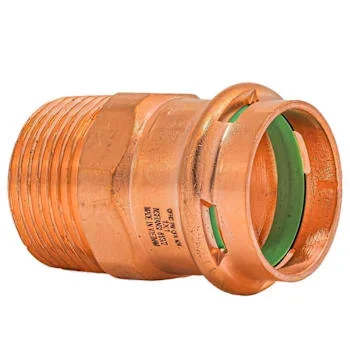 Quickfitting Surepress™ 1″ Press X 1″ Mnpt Copper Male Adapter