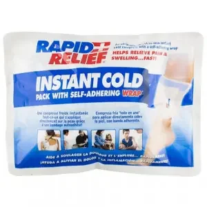 Rapid Aid Instant Cold Pack C / W Self Adhering Wrap 5X 9