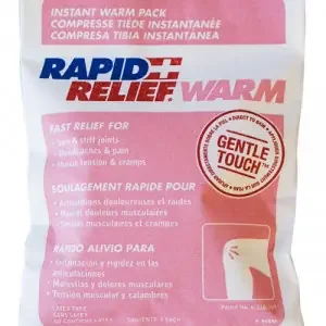 Rapid Aid Instant Warm Pack C / W Gentle Touch Technology Small 4X 6