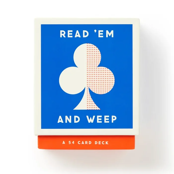 Read ‘Em and Weep Playing Card Set