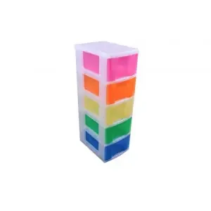 Really Useful Storage Tower 5x12L Rainbow Drawers – DT 5x12CLASSCB