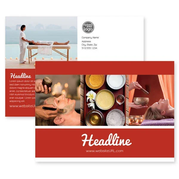 Relaxation Spa Postcard 5×7 Rectangle Horizontal