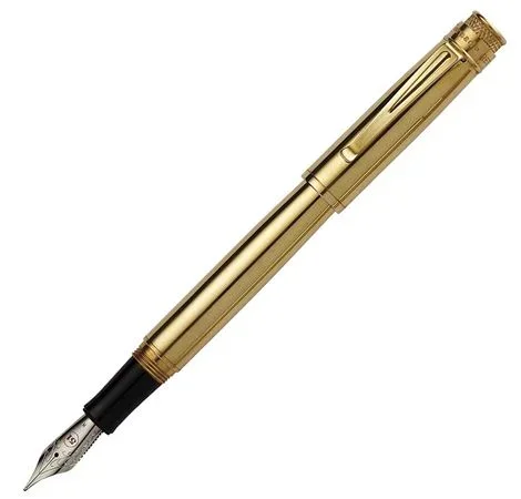 Retro 51 Tornado Raw Brass Fountain Pen