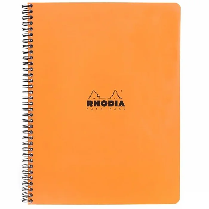 Rhodia Classic Wirebound Notebook – Orange, Graph (8.86 x 11.69)