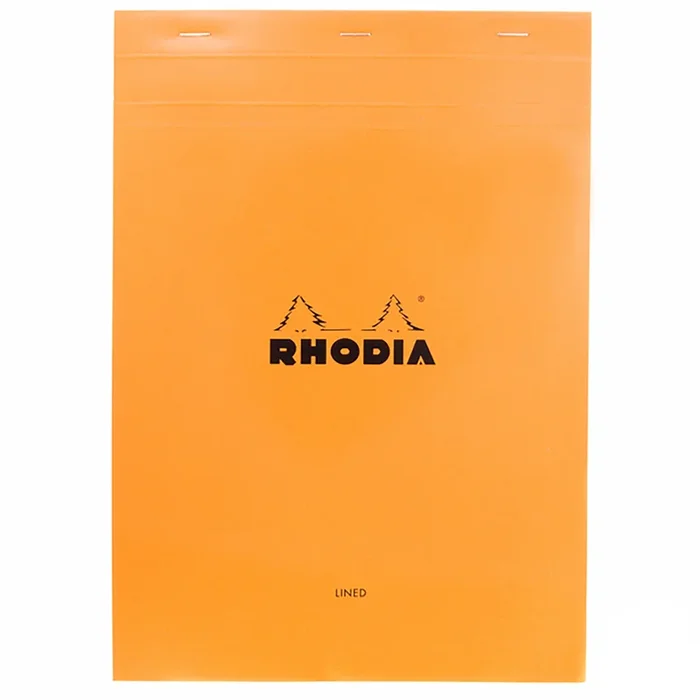 Rhodia No. 18 A4 Notepad – Orange, Lined