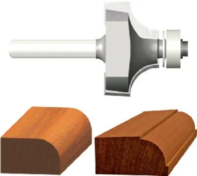 ROUTER BIT 1/4R COVE
