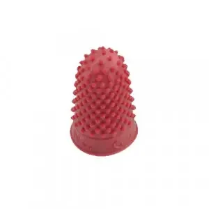 Rubber Thimblette Size 00 Red